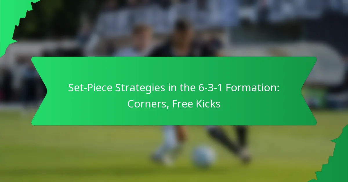 Set-Piece Strategies in the 6-3-1 Formation: Corners, Free Kicks